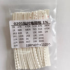 0201 0402 0603 0805 1206 1210 2512 SMD Resistor Assortment Kit, Mixed Resistors with 33 / 60 / 80 / 170 Values