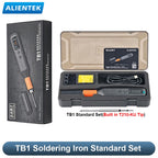 ALIENTEK TB1 Smart Wireless Soldering Iron T210Portable Rechargeable Soldering Pen PD3.0 PID Temp Control for Electronics Repair
