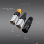 4Sets RJ45 Waterproof Network Connector 8P8C RJ45 Male&Female Chassis Sockets Ethernet Connector Zinc Alloy Copper Pin