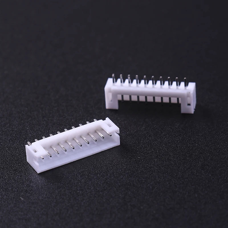 100PCS/50Pcs JST PH2.0mm Male Wire Connector Housing 2mm Pitch 2-10Pin Male Plug with Plastic Shell Pin Header for Electronics