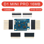 Wireless D1 Mini Pro Development Board ESP8266 ESP32-S2 WiFi Bluetooth IoT 16MB 4MB TypeC for Arduino NodeMCU Starter Kit Module
