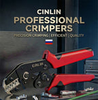 CLN-68B 0.08-1.5mm² Open Barrel Terminals Pliers Crimping Tool (28-16AWG) for JST, DuPont, Molex, PH2.0 XH2.54 3.96 4.2mm Pitch