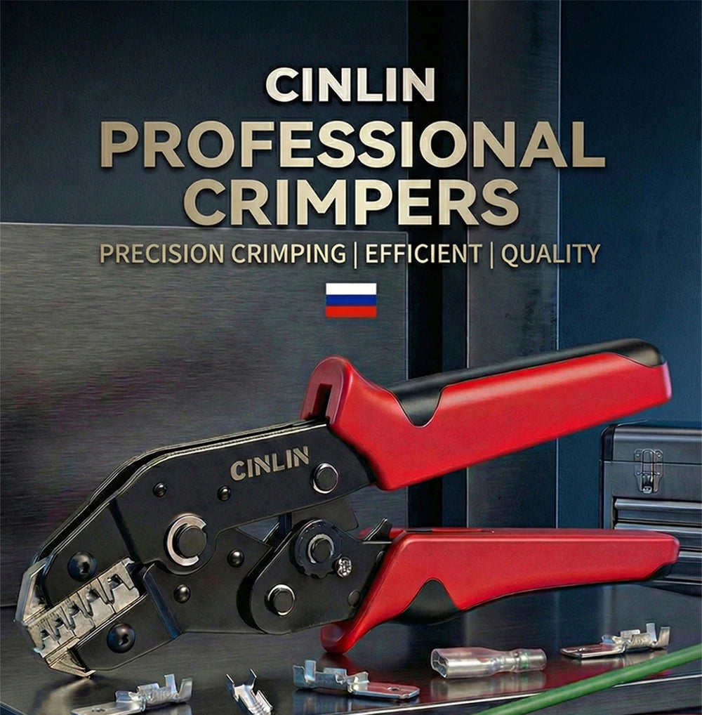 CLN-68B 0.08-1.5mm² Open Barrel Terminals Pliers Crimping Tool (28-16AWG) for JST, DuPont, Molex, PH2.0 XH2.54 3.96 4.2mm Pitch