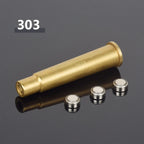 12GA 20GA .308 .223 5.45x39 7.62x39 9x19mm.338 Gauge Red Laser Bore Sighter Training Bullet Boresighter CAL Cartridge Caliber