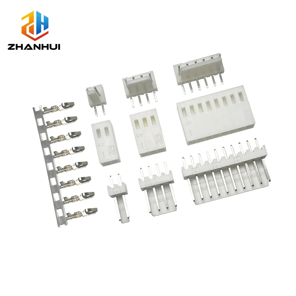 KF2510 2.54mm Pitch Wire to Board Connector Kit 2-10P Straight & Right Angle Pin Header Male Plug Female Housing & Terminals Set
