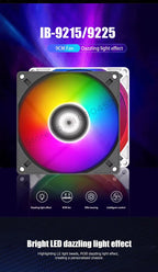 PC Cabinet RGB Fan 9cm Ultra-Thin 9215 9225 15mm 25mm Slim ITX Case Cooler Fans 5V 3Pin ARGB+ 4Pin PWM Control Black White
