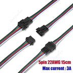 2 3 4 5 6 Pin JST SM LED Connector Cable 3A 5A Male Female Plug Wire Connector For Pixel Light WS2812 Led Strips Driver Battery