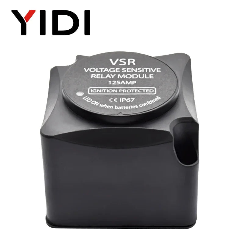VSR Voltage Sensitive Relay 12V 140A Dual Battery Protection Smart Isolator Split Automatic Charging Relay Module Car Truck Boat