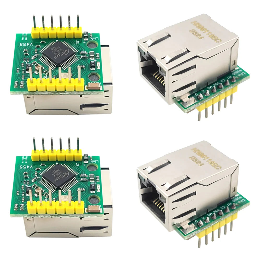 USR-ES1 W5500 Module TCP IP MINI Ethernet Module 80MHz Compatible with WIZ820IO STM32 Microcontroller