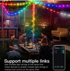 USB 5V Smart RGB-IC Fairy Light String Christmas Lights Decorations Lamp Garland WS2812 Bluetooth APP&Remote Control Addressable