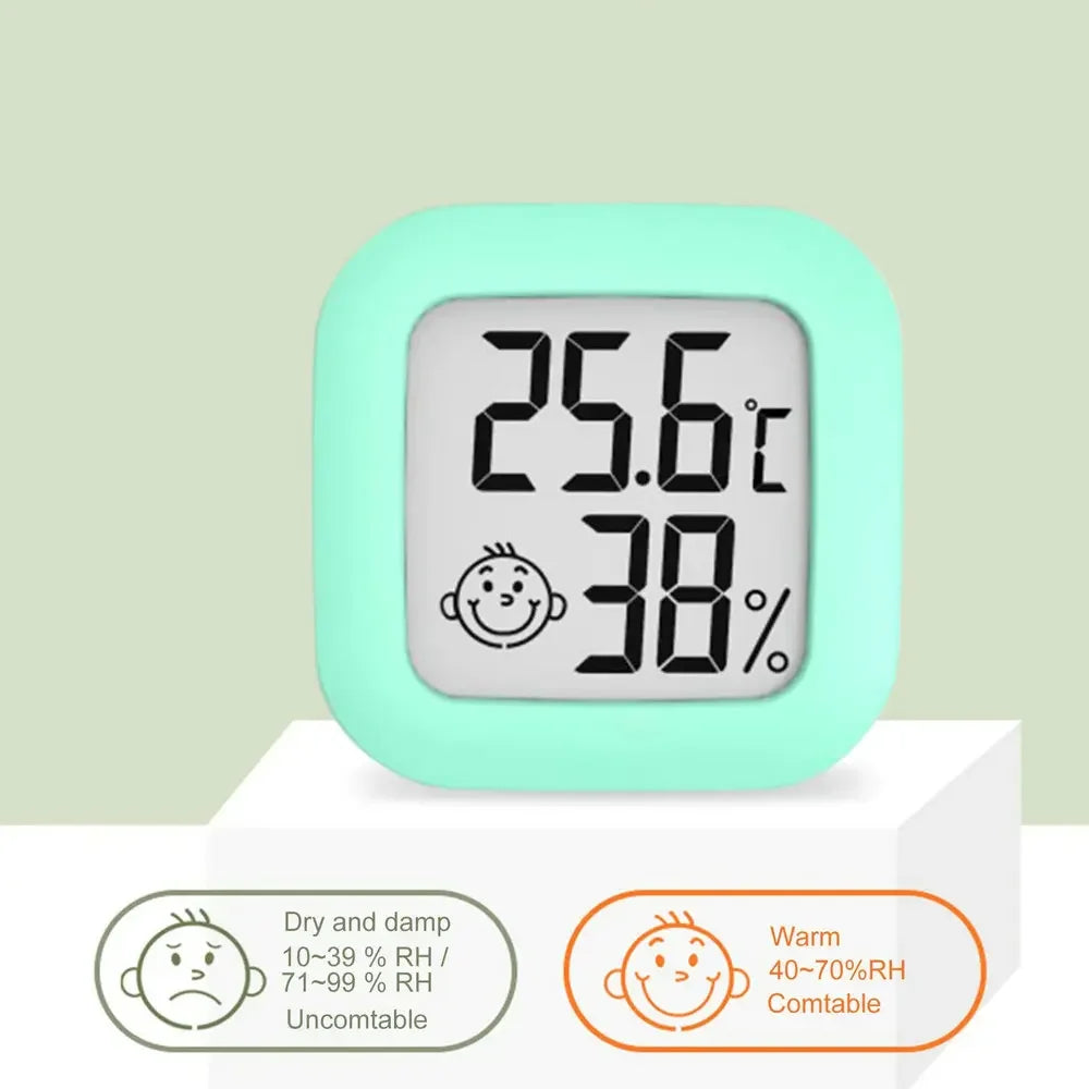 1/2pc LCD Digital Thermometer Hygrometer Indoor Room Electronic Temperature Humidity Meter Sensor Gauge Weather Station For Home