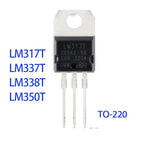 10PCS LM317T LM337T LM338T LM350T IC Chip TO220