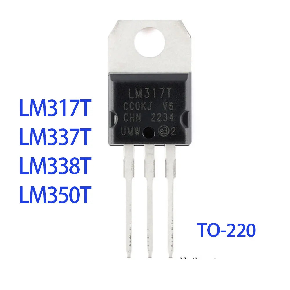 10PCS LM317T LM337T LM338T LM350T IC Chip TO220