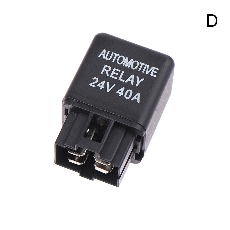1Pc Car Relay 12V 24V 40A 40 AMP Car Automotive Van Boat Bike 4 Pin SPST Alarm Relay Auto Replacement Parts