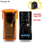Infrared Reflector Detector Photocell Sensor For Swing Sliding Garage Gate Door Opener Safety 12-24V DC/AC 7m 12m