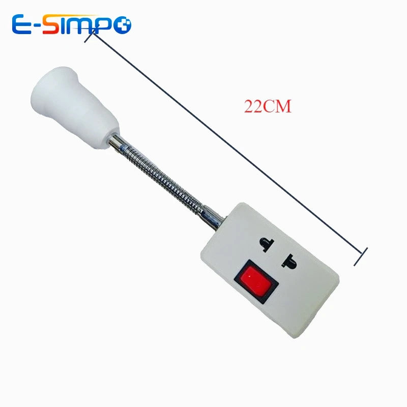 1pc E27 Light Socket Lamp Base EU US Plug Light Holder Bulb Adapter Light Socket Energy Saving Light Bulb Adapter Plug Switch