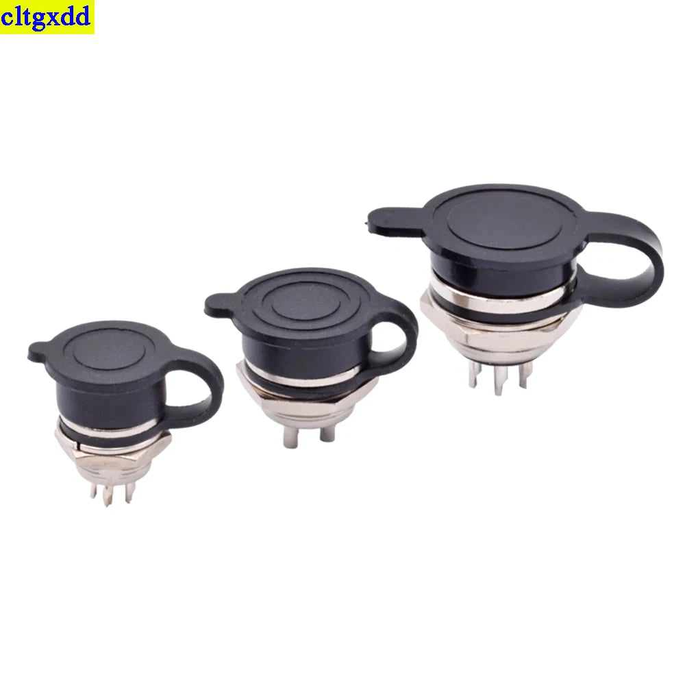 Cltgxdd 1-5piece GX12 GX16 GX20 Aviation Circular Socket Waterproof and Dustproof Cap Welding Cable Connector Rubber Protective