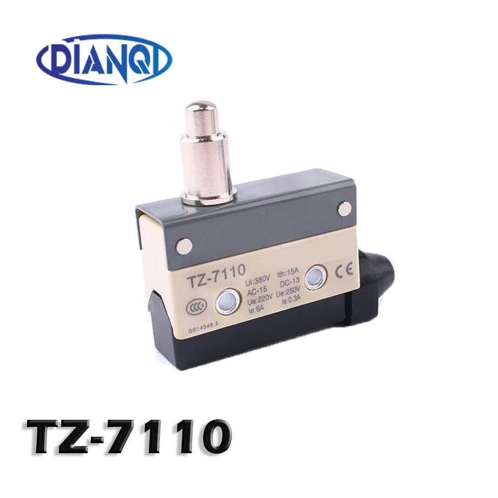 15A 250VAC TZ-7110 TZ-7141 TZ-7311 TZ-7312  Waterproof Micro Switch Travel Limit Switch Straight 90 degree Roller Lever