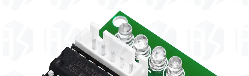 1LOTS  c-48-5V 4 phase Stepper Motor+ Driver Board ULN2003 for Arduino 1x Stepper motor + 1 x ULN2003 Driver board