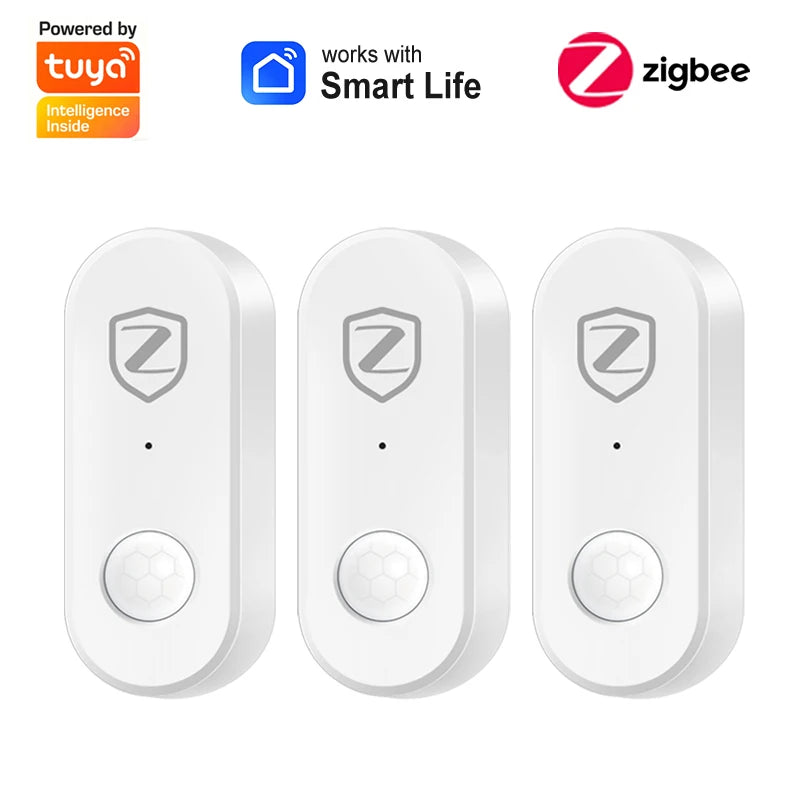 Zigbee Motion Sensor PIR Infrared Human Motion Detector Smart Life Home Security Anti-Theft Alarm Work With Tuya Zigbee Gateway