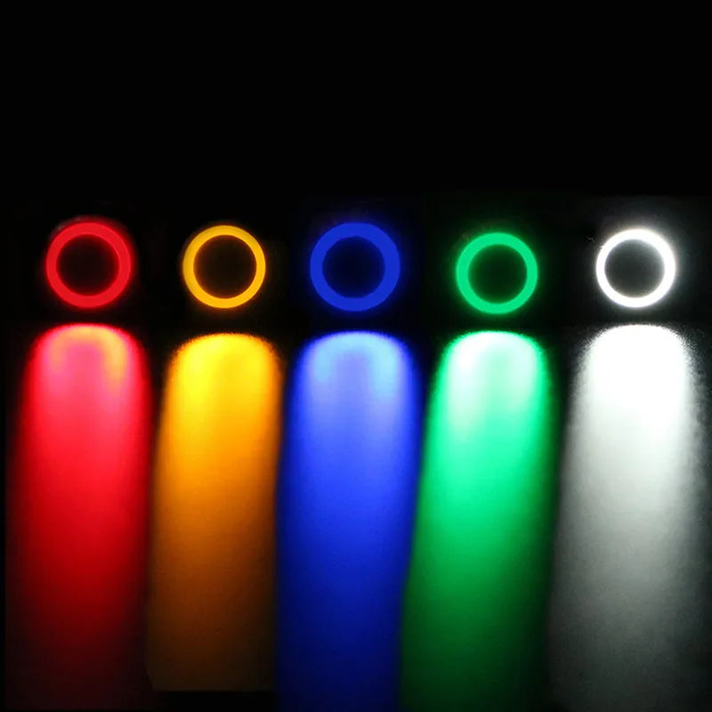 12mm 16mm 19mm 22mm Ultra-short Style Microtravel Stainless Steel Push Button Switch Led Lamp Self-reset/Momentary Normal Open