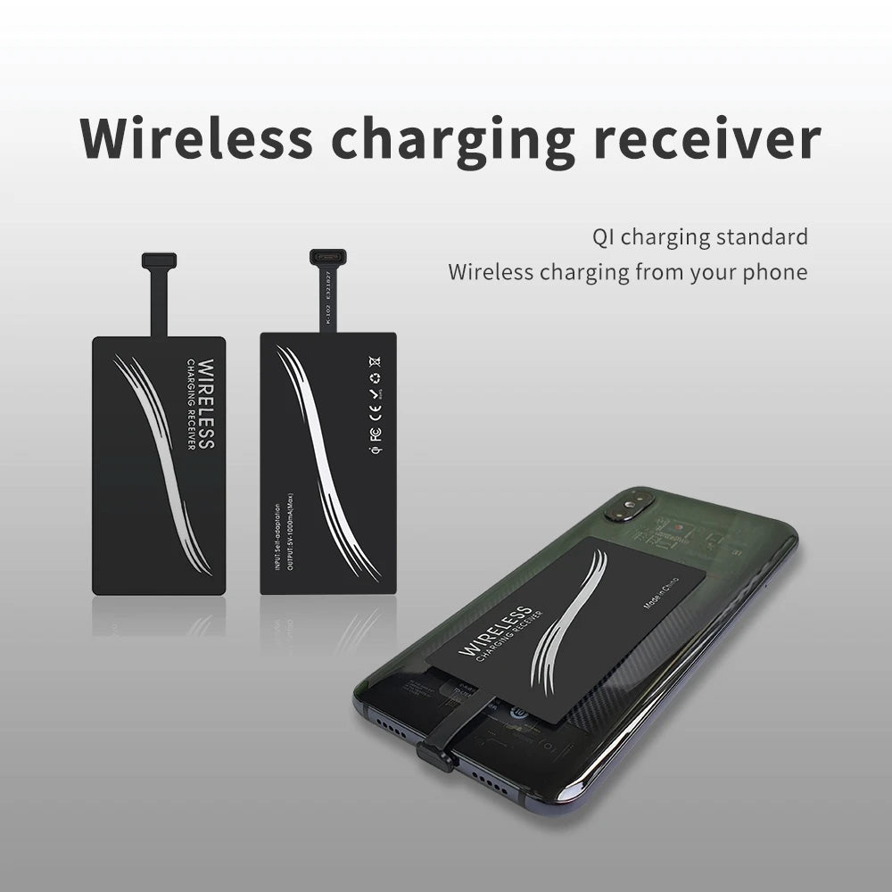 Wireless Charger Type-C Universal Charging Receiver for Huawei P20 Pro P10 Plus Xiaomi Mi8 Mi6 for USB Type C DY