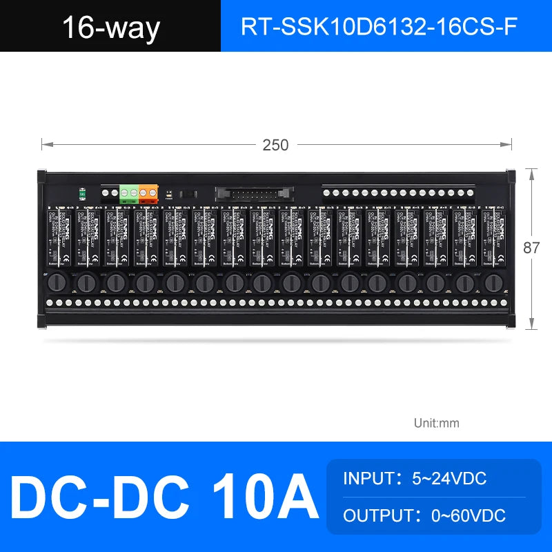 ENMG Solid State Relay Module 5-24V DC Solid State Non-Contact Relay Module DC Control AC/DC 220V Wide Voltage Constant Current