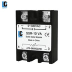 LCTC SSR Solid State Relay Voltage Regulator Adjustable 10A 25A 40A 50A 60A 80A 100A VA Single Phase 0-380VAC Potentiometer