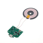 1Pcs Standard Wireless Charging TYPE-C MICRO-USB 5V 9V 15W Wireless Charger Module Transmitter PCBA Circuit Board Coil