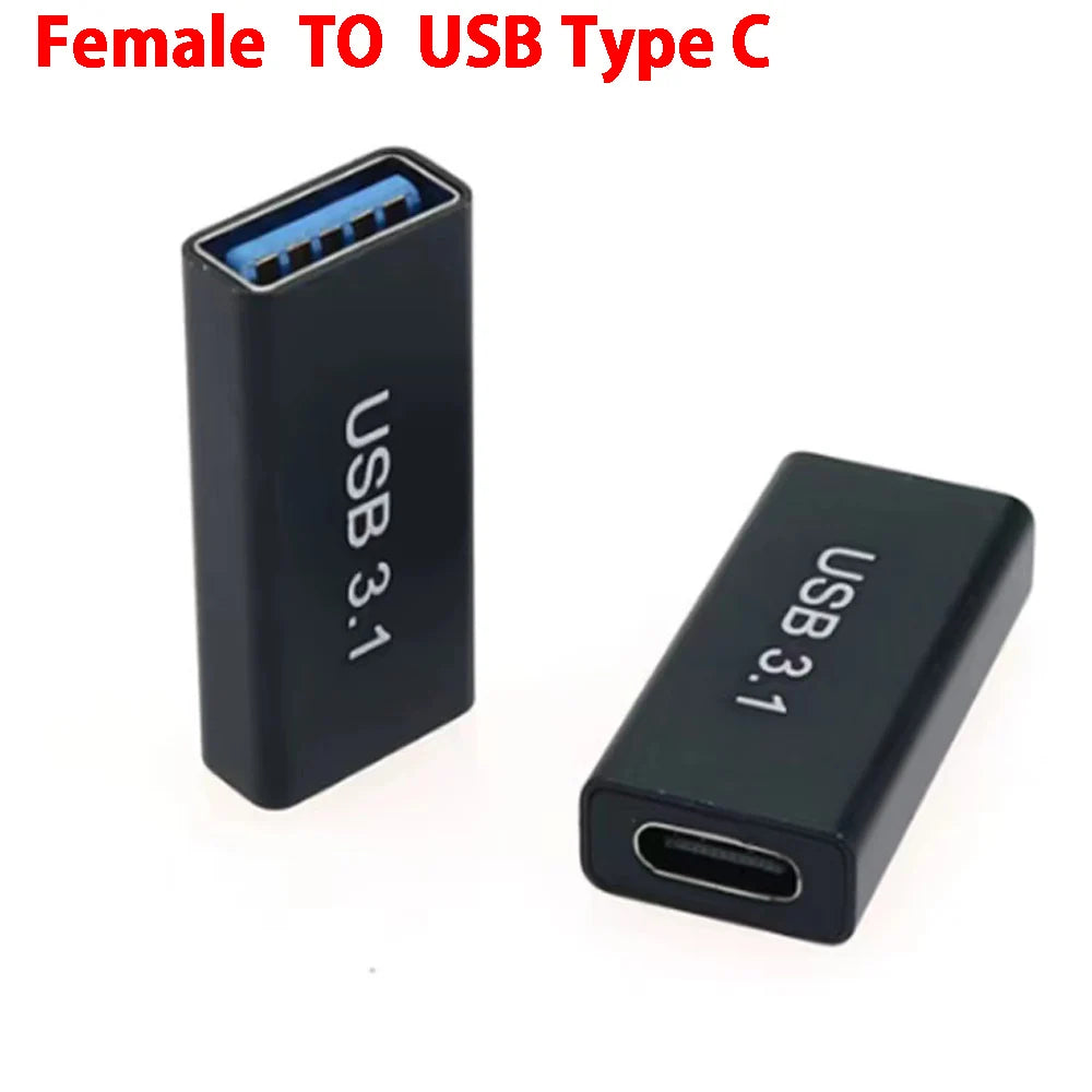 1pcs USB 3.1 To USB 3.0 OTG Charger Adapter Connector Type-C to USB Male To Type-c Adapt Converter for PC MacBook Car USB ipad