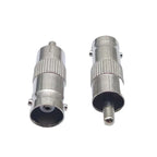 10pcs BNC Connector Female to RCA Male BNC Female Head Turn AV Plug Male Audio and Video Cable Adapter AV Signal Conversion