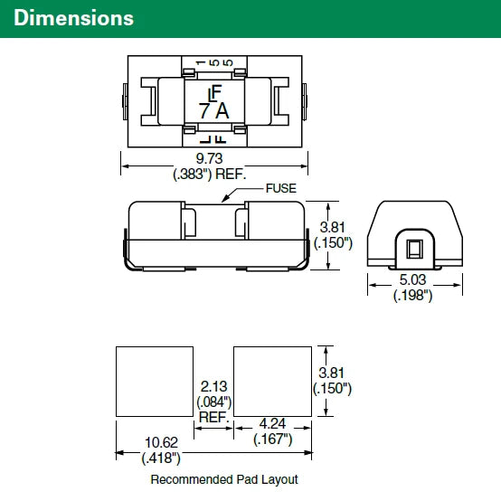 10pcs LF 1808 Fuse Fast Blow SMD 125V 451 62mA 125mA 0.25A 0.5A 0.75A 1A 1.5A 2A 2.5A 3A 3.15A 3.5A 4A 5A 6.3A 7A 8A 10A 12A 15A