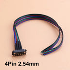 1Set 2.5/2.54 MM Pitch Spring Loaded Male Female 2P 3 4 5 6 7 8  Pole Through Holes PCB BTB Connector 2A DC Magnetic Pogo Pin