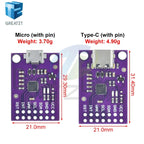 GREATZT 1/3PCS CP2112 Micro/Type-c Debug Board USB To I2C Module For Arduino