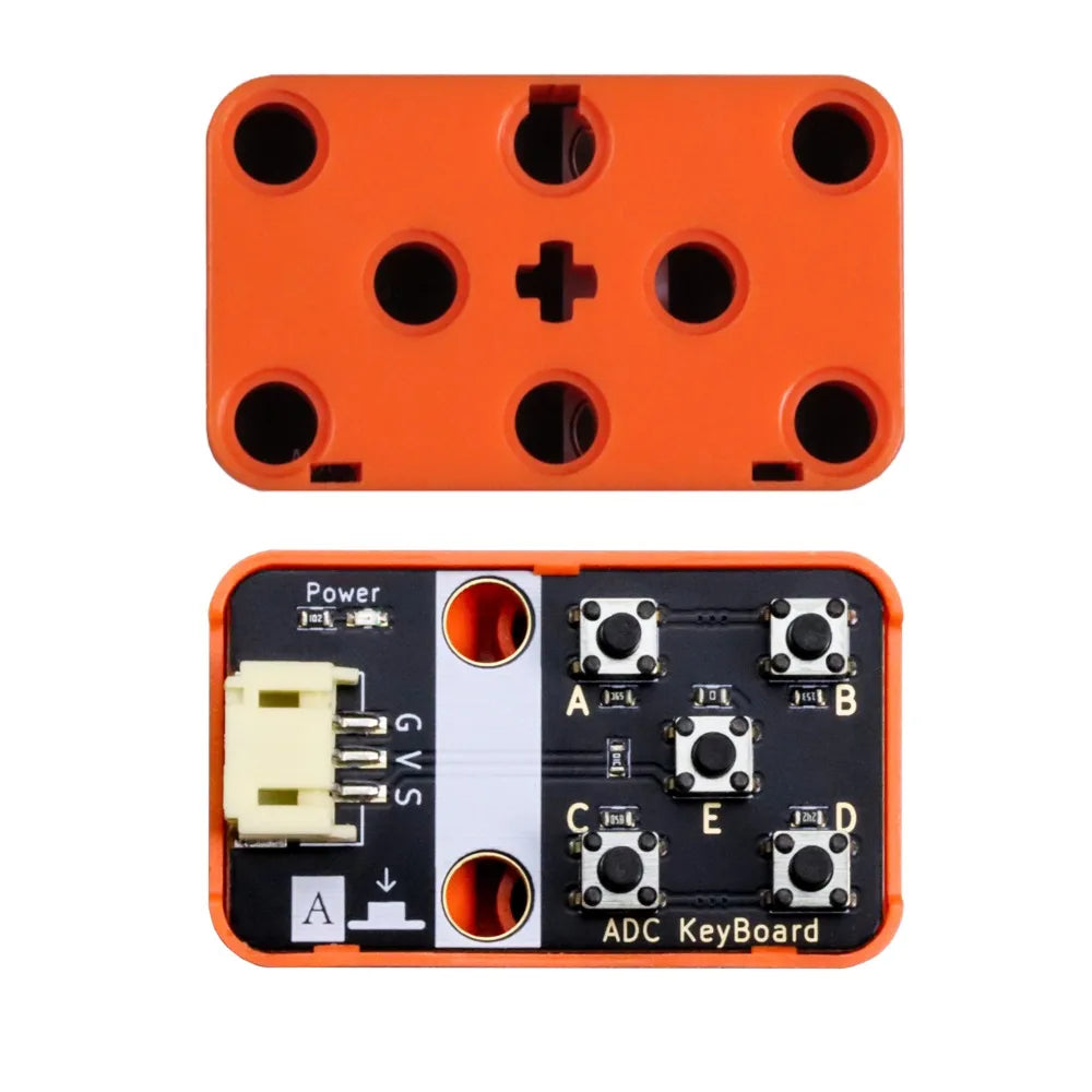 ADC Button Module 5 Keys Single Channel Voltage Divider 3~5V Saves I/O Pins for Arduino ESP32 micro:bit