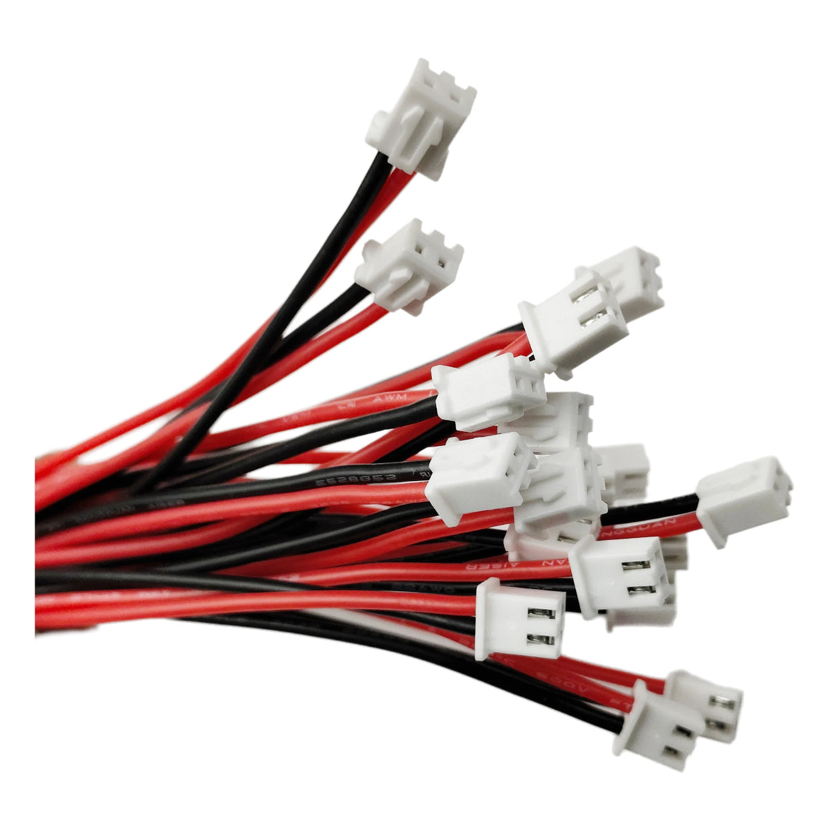 20/10/5Sets JST-XH 2.54mm Pitch 1S 2 Pin Connector Male Female Plug Socket RC Lipo Battery Balancer Charger 22AWG Silicone Wire