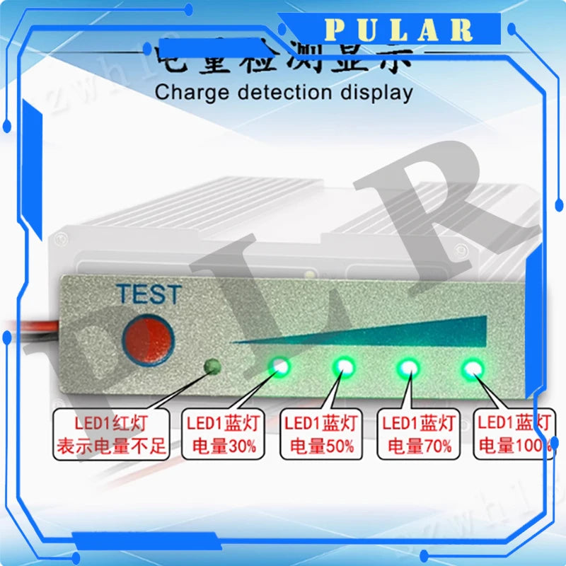 1-24S 7S 8S 10S 13S LifePO4/Li-ion Battery Packs Capacity Indicator Meter Power Level Tester Module Display Board Panel