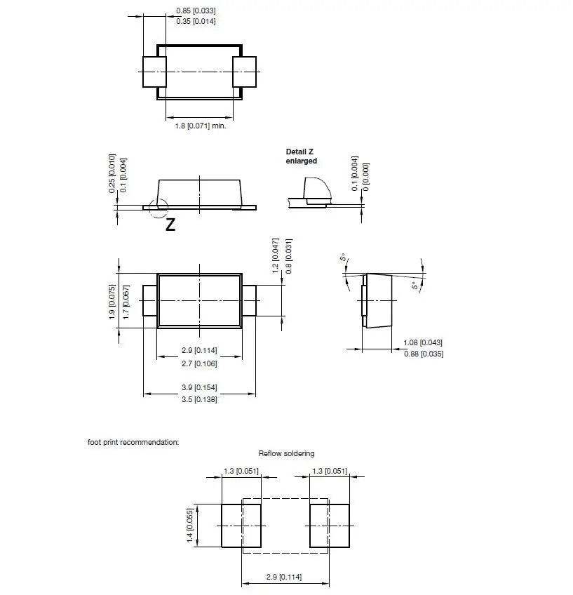 50PCS SMD TVS Diode SMF17A SMF17CA SMF18A SMF18CA SMF20A SMF20CA SMF22A SMF22CA SMF24A SMF24CA SOD-123FL