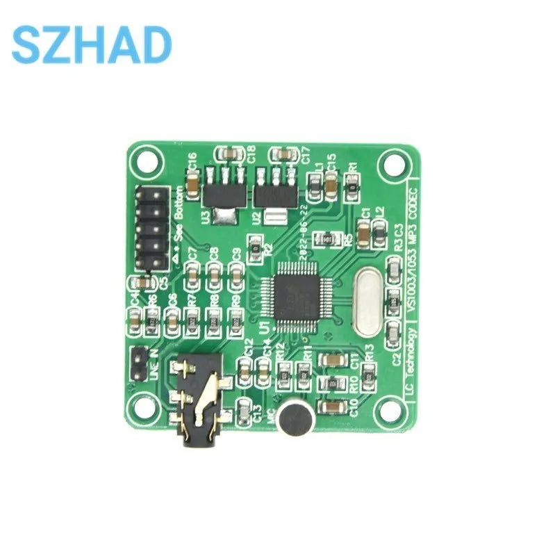 VS1003B MP3 Decoding Module Microphone Head STM32 Microcontroller Development Board Accessories