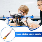 XT60 Connector Male Female 16AWG 10cm Extension Cable, Solar Panel Adapter Plug Wire for Drone RC Car RV Battery Charging