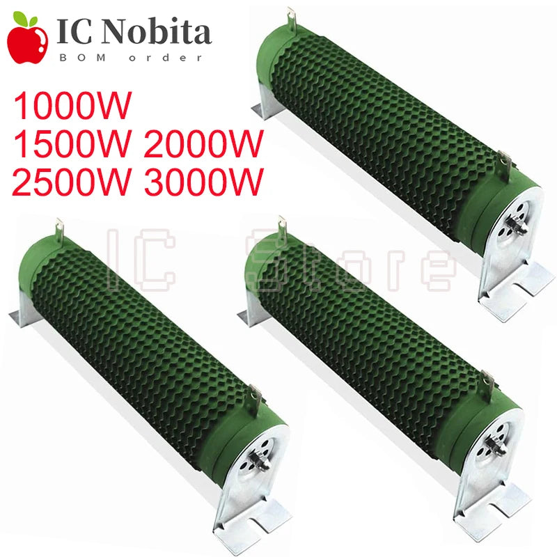 RXG20 High Power Ceramic Wirewound Resistor 1000W 1500W 2000W 2500W 3000W  Brake Resistor Load Resistor 5 10 20 30 50 100 Ohm