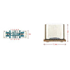 Charging Port Micro USB&Mini USB Universal Type-C Female Connector Type C Female Jack 5PIN SMD SMT Type-C Socket