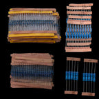 130Values 156Values 1/4W 1/6W 1/2W 1W 2W Power Metal Film Resistor Kit 1R-10M Assortment Set 1ohm-10Mohm samples pack 1/4W