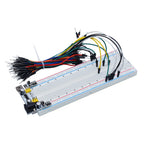 Stock MB102 Breadboard 400 830 Point Solderless PCB Bread Board Test Develop DIY for Arduino Laboratory SYB-830