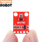 TENSTAR 2pcs GY-302 BH1750 Red Board Light Intensity Illumination Module Sensor BH1750FVI 3V-5V