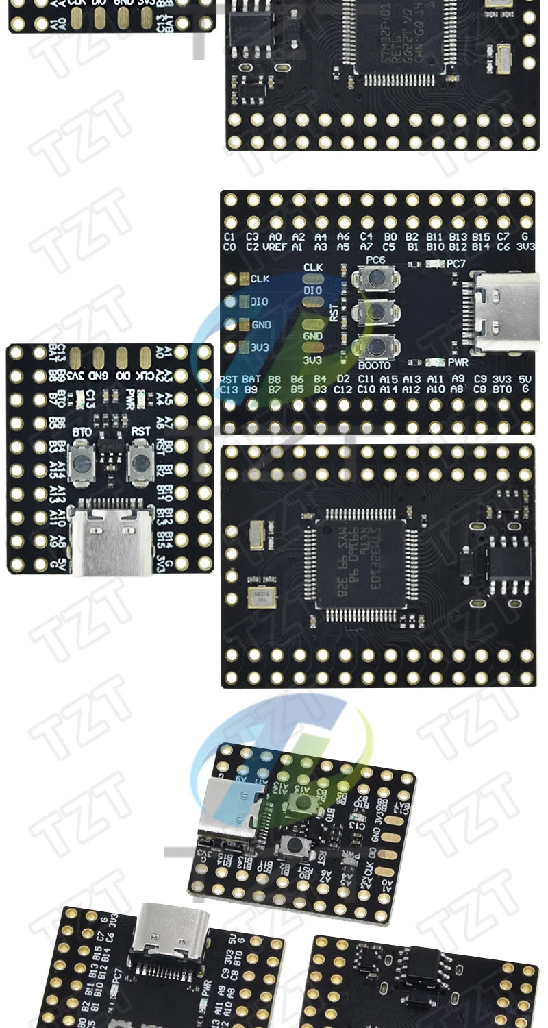 STM32F103C8T6/RCT6 STM32F401RET6 CH340 development board Microcontroller Core Board ARM Architecture Minimum system correx-M3