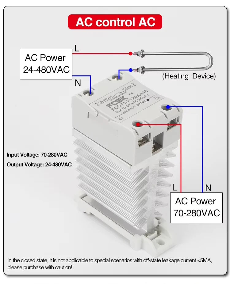 10A 25A 40A 60A 80A 100A Single Phase Slim SSR Solid State Relay With Heat Sink Industrial Relay DIN Rail Mount