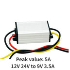 12V24V to 9V 7.5V 6V 5V 4.2V 3.7V 3V 3.3V 5A 12V to 9V 24V to 9V Transformer Step-Down Module DC Power Converter CE RoHS
