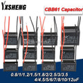 1PCS CBB61 450V Start Capacitor 0.8 1 1.5 1.8 2 2.5 3 4 5 6 7 8 10 12 15 18 20UF Fan Ceiling Exhaust Motor Run Capacitor CBB