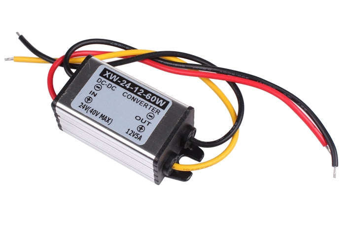 Waterproof Power converter Module 24 V To 12V 5A 60W DC/DC Car Power Converter Supply Adapter Regulator Dustproof Shockproof